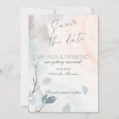 Invitation Faire annonce de mariage d'hiver (Devant)