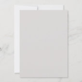 Invitation Faire annonce de mariage d'hiver (Dos)