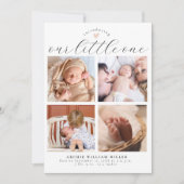 Invitation Faire annonce de naissance multi-photos (Devant)
