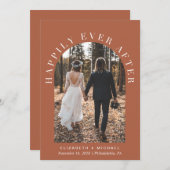 Invitation Faire arch photo mariage réception (Devant / Derrière)