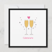 Invitation Faire cartonner anniversaire Invitation- blan (Dos)