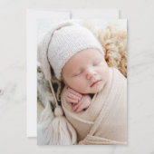 Invitation Faire connaissance autour d'un verre à la Baby Sho (Dos)