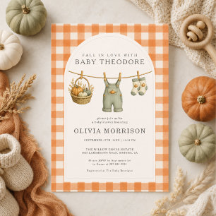 Invitation Faire connaissance avec le bébé garçon sur la cord
