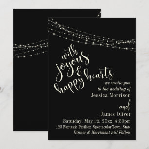 Invitation Faire de la typographie 30 sur fond noir avec des