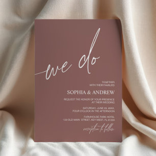 Invitation Faire de l'invitation de mariage minimaliste en te