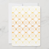 Invitation Faire Deco Or Sauver La Date (Dos)