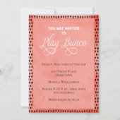 Invitation Faire défiler vers Bunco Dice Party (Dos)