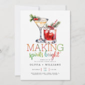 Invitation Faire des esprits brillants Fête de Fêtes Invitati (Devant)