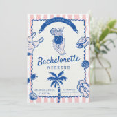 Invitation Faire éclater la bulle – Célébration de weekend po (Debout devant)