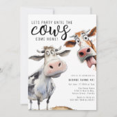 Invitation Faire la fête jusqu'à ce que les vaches rentrent à (Devant)