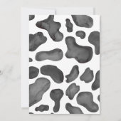 Invitation Faire la fête jusqu'à ce que les vaches rentrent à (Dos)