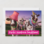 Invitation Faire la fête jusqu'à ce que les vaches rentrent à (Devant)