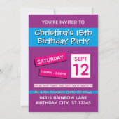 Invitation Faire la fête jusqu'à ce que les vaches rentrent à (Dos)