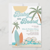 Invitation Faire la fête pour l'arrivée de bébé Baby Shower S (Devant)