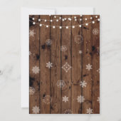 Invitation Faire le plein du bar Fête de couple Réveillon de  (Dos)