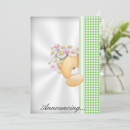 Invitation Faire-part bébé (Debout devant)