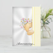 Invitation Faire-part bébé (Debout devant)