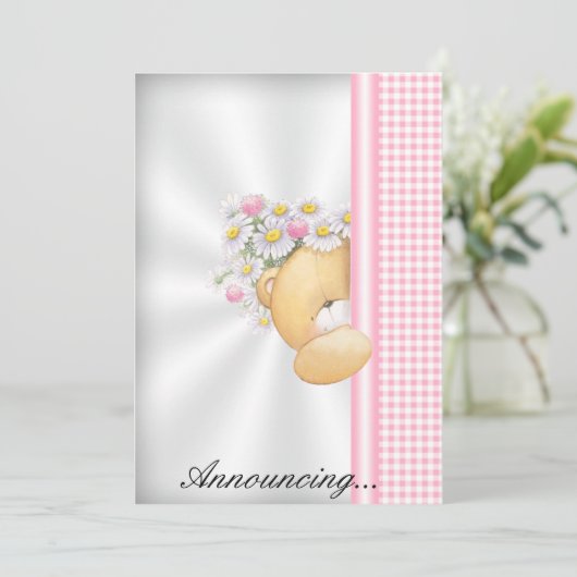 Invitation Faire-part bébé (Debout devant)