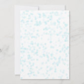 Invitation Faire Part Bébé Fille Étoiles Dorées Céleste Baby (Dos)