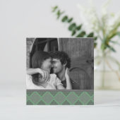 Invitation Faire part d'annonces de date de nœuds celtiques (Debout devant)