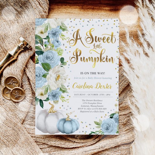 Invitation Faire part de Baby Shower pour garçon à thème citr