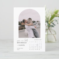 Faire part de calendrier photo Arch Save the Date