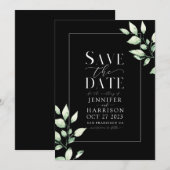 Invitation Faire part de conservation botanique de verdure d' (Devant / Derrière)