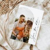 Invitation Faire part de date à sauvegarder pour arche modern