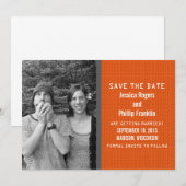 Invitation Faire part de date de sauvegarde de photo de code  (Devant / Derrière)