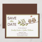 Invitation Faire part de déclaration de date de mariage avec  (Devant / Derrière)