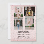 Invitation Faire-part de diplômes modernes | Photo (Dos)