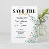 Invitation Faire part de fleurs de fleur d'oranger (Debout devant)