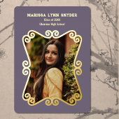 Invitation Faire-part de graduation de la lavande 