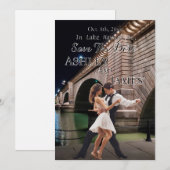 Invitation Faire-part de Londres Pont de Londres E (Devant / Derrière)