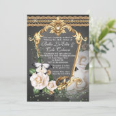 Invitation faire-part de mariage (Debout devant)