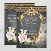 Invitation faire-part de mariage (Devant / Derrière)