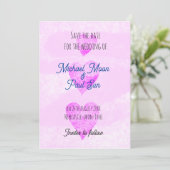 Invitation Faire part de mariage contemporain pour annoncer l (Debout devant)