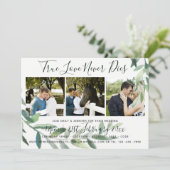 Invitation Faire part de mariage en collage photo | Grunge Le (Debout devant)