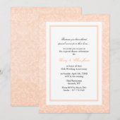 Invitation Faire part de mariage et d'anniversaire de mariage (Devant / Derrière)