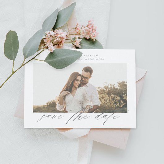 Invitation Faire part de mariage photo de script