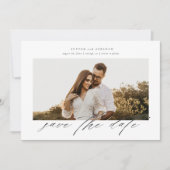 Invitation Faire part de mariage photo de script (Devant)