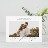 Invitation Faire part de mariage photo de script (Debout devant)