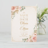 Invitation Faire part de mariage 'Save the Date' (Debout devant)