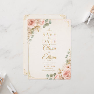 Invitation Faire part de mariage 'Save the Date'