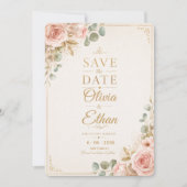 Invitation Faire part de mariage 'Save the Date' (Devant)