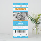 Invitation Faire part de mariage/Save the date sur le thème d (Debout devant)