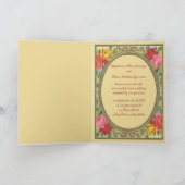 Invitation Faire part de mariage sur le thème du chat  (Intérieur)