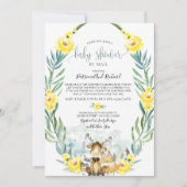 Invitation Faire part de naissance par courrier sur la verdur (Devant)