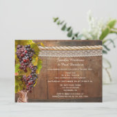 Invitation Faire part de réception de mariage post-mariage un (Debout devant)