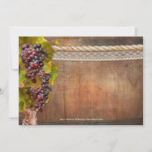 Invitation Faire part de réception de mariage post-mariage un (Dos)